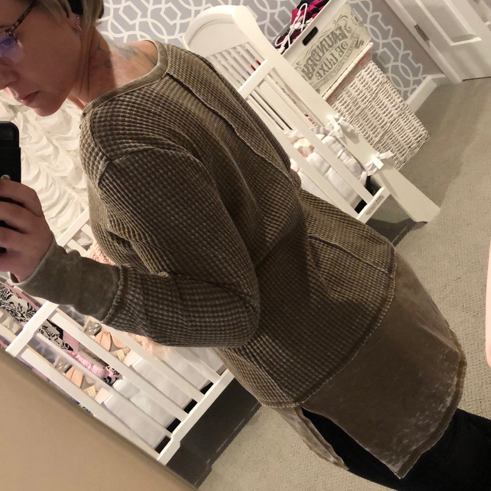 Vintage Havana Distressed Boyfriend Tunic - Picture 5 of 8